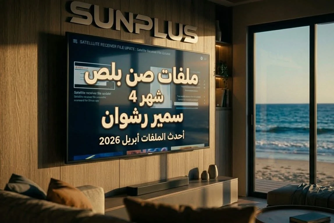 رابط مجمع لمعظم ملفات صن بلص ثابت ومتحرك عربى وانجليزى كله خط عريض باحدث التغيرات على جميع الاقمار فى جميع الملفات شهر 4/2026 حذف جميع القنوات المغلقه وإضافة الجديد